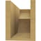Ekena Millwork 6in. W x 8in. H x 16in. L Crestline Woodgrain TimberThane Rafter Tail, Primed Tan RFTUR06X08X16CRERCPR - alternate 5